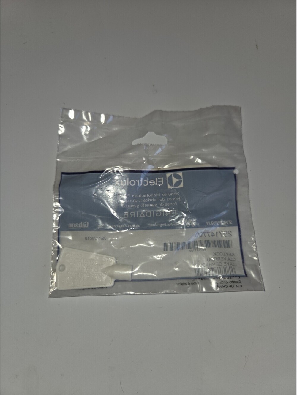 297147700 Frigidaire Door Key OEM 297147700 A23
